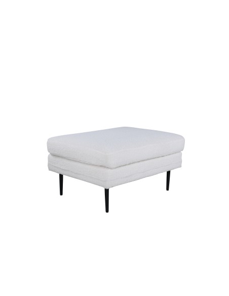 Fåtölj Boom Ottoman, 90 × 70 cm, Vit