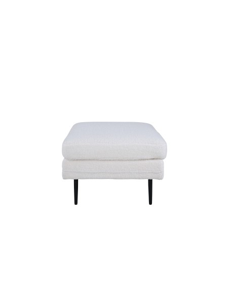 Fåtölj Boom Ottoman, 90 × 70 cm, Vit