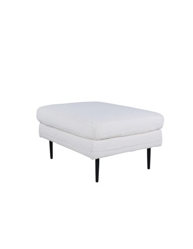 Fåtölj Boom Ottoman, 90 × 70 cm, Vit