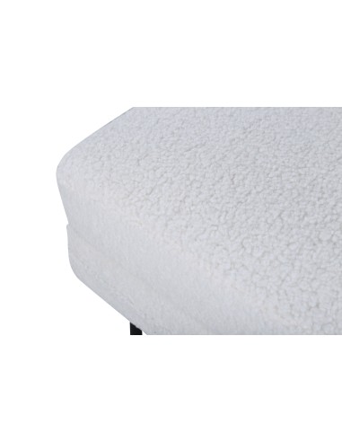Fåtölj Boom Ottoman, 90 × 70 cm, Vit