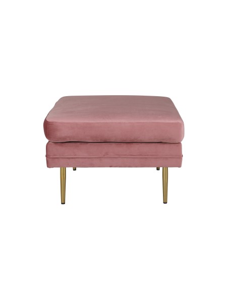 Fåtölj Boom Ottoman, 90 × 70 cm, Rosa