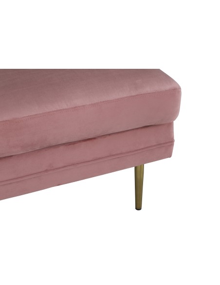 Fåtölj Boom Ottoman, 90 × 70 cm, Rosa