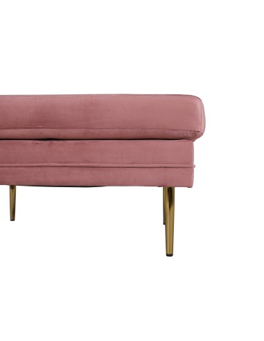 Fåtölj Boom Ottoman, 90 × 70 cm, Rosa