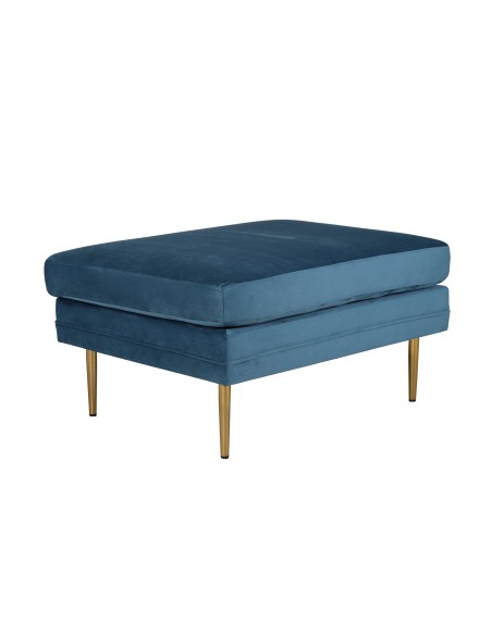 Fåtölj Boom Ottoman, 90 × 70 cm, Blå