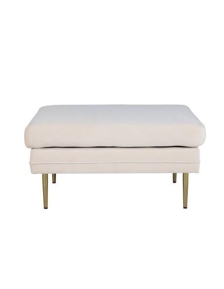 Fåtölj Boom Ottoman, 90 × 70 cm, Vit