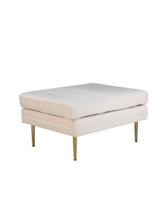 Fåtölj Boom Ottoman, 90 × 70 cm, Vit 2