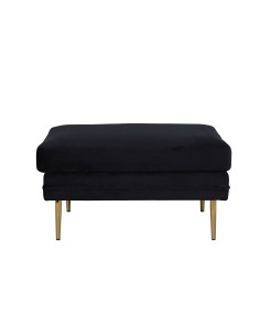 Fåtölj Boom Ottoman, 90 × 70 cm, Svart