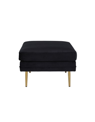 Fåtölj Boom Ottoman, 90 × 70 cm, Svart