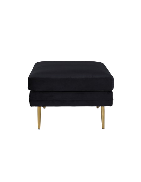 Fåtölj Boom Ottoman, 90 × 70 cm, Svart