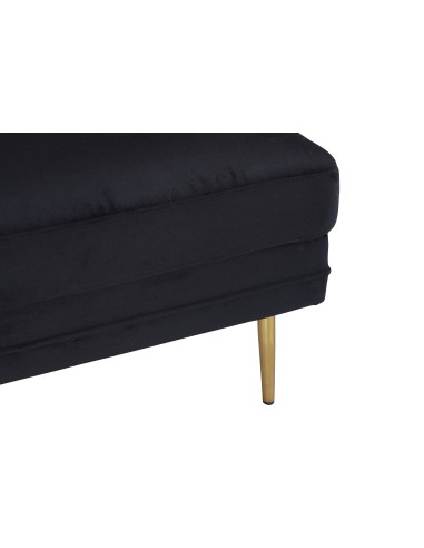 Fåtölj Boom Ottoman, 90 × 70 cm, Svart