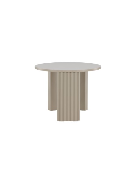 Runt soffbord Bristol, Ø60 cm, Beige
