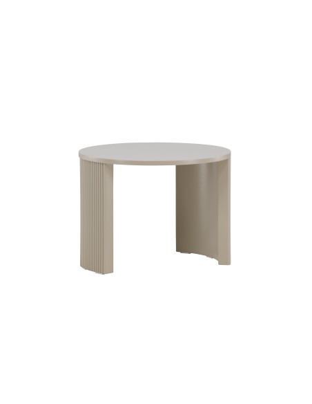 Runt soffbord Bristol, Ø60 cm, Beige
