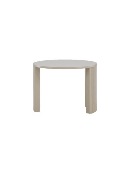 Runt soffbord Bristol, Ø60 cm, Beige