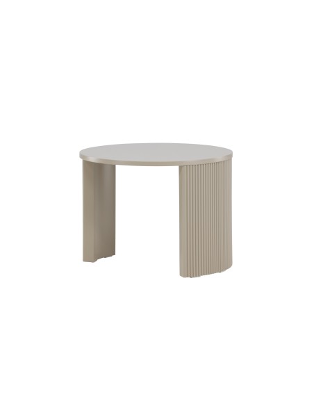 Runt soffbord Bristol, Ø60 cm, Beige
