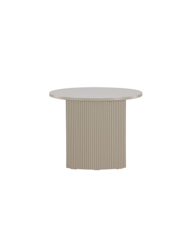 Runt soffbord Bristol, Ø60 cm, Beige