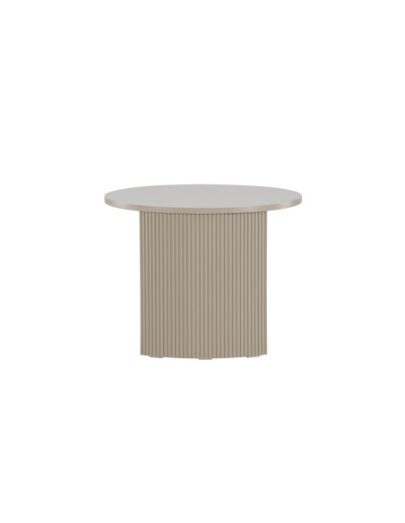 Runt soffbord Bristol, Ø60 cm, Beige