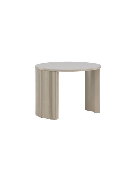 Runt soffbord Bristol, Ø60 cm, Beige