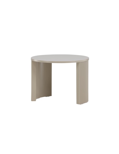Runt soffbord Bristol, Ø60 cm, Beige