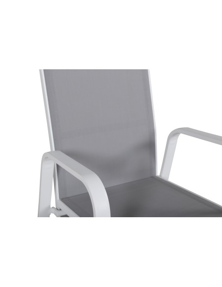 Reclinerstol Copacabana, Grå/Vit