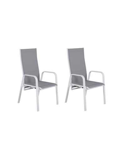Reclinerstol Copacabana, Grå/Vit