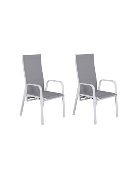 Reclinerstol Copacabana, Grå/Vit