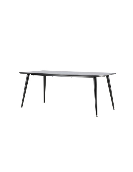 Matbord Dipp, 180 × 90 cm, Svart