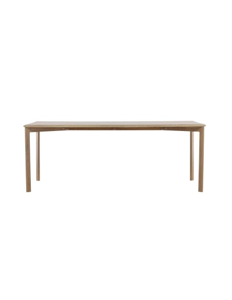 Matbord Damon, 200 × 90 cm, Vitlaserad