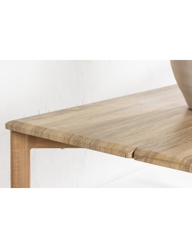 Matbord Damon, 200 × 90 cm, Vitlaserad