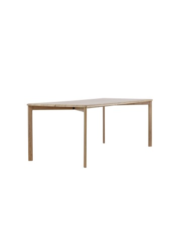 Matbord Damon, 200 × 90 cm, Vitlaserad