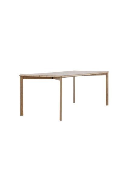 Matbord Damon, 200 × 90 cm, Vitlaserad