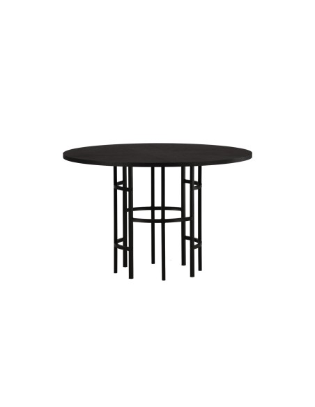 Runt matbord Copenhagen, Ø115 cm, Svart