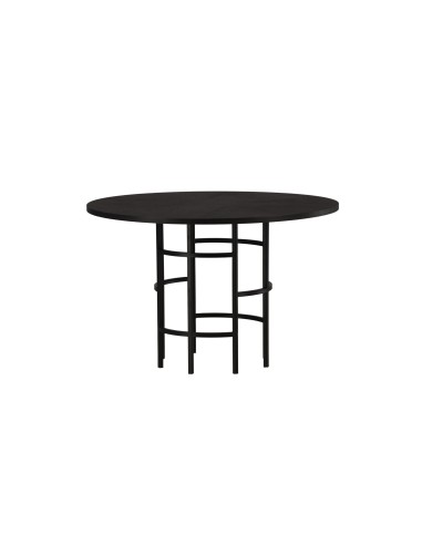 Runt matbord Copenhagen, Ø115 cm, Svart