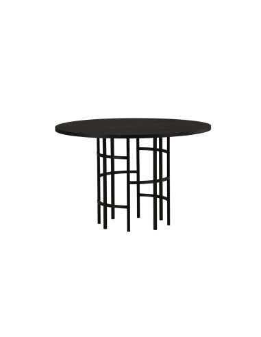 Runt matbord Copenhagen, Ø115 cm, Svart