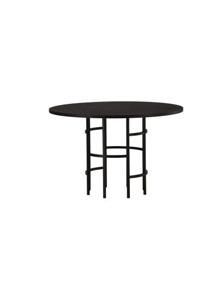 Runt matbord Copenhagen, Ø115 cm, Svart