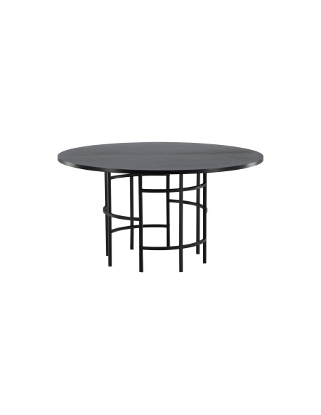 Runt matbord Copenhagen, Ø140 cm, Svart