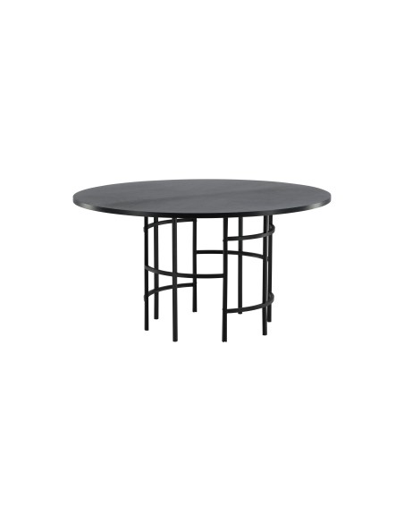 Runt matbord Copenhagen, Ø140 cm, Svart