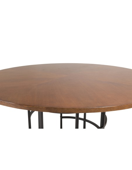 Runt matbord Copenhagen, Ø140 cm, Brun