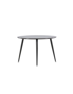 Runt matbord Dipp, Ø115 cm, Svart 2