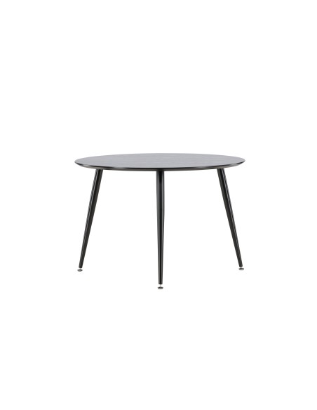 Runt matbord Dipp, Ø115 cm, Svart
