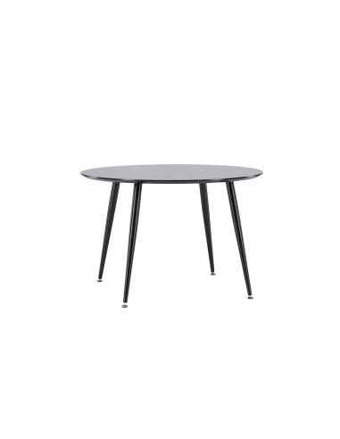 Runt matbord Dipp, Ø115 cm, Svart