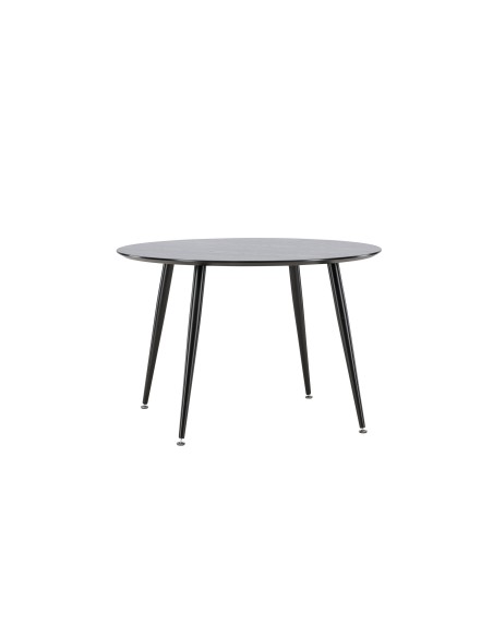 Runt matbord Dipp, Ø115 cm, Svart