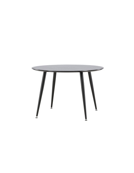 Runt matbord Dipp, Ø115 cm, Svart