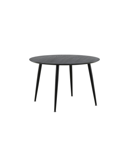 Runt matbord Dipp, Ø115 cm, Svart