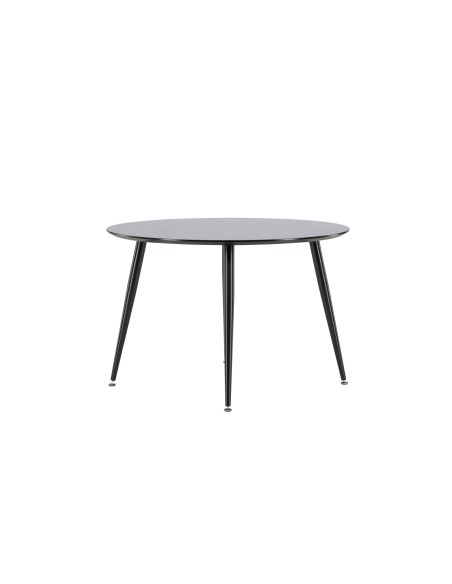 Runt matbord Dipp, Ø115 cm, Svart