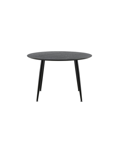 Runt matbord Dipp, Ø115 cm, Svart