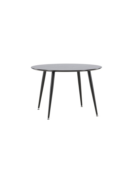 Runt matbord Dipp, Ø115 cm, Svart