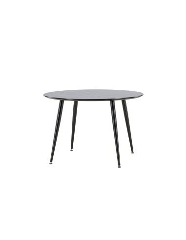 Runt matbord Dipp, Ø115 cm, Svart