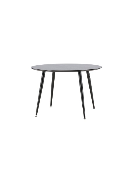 Runt matbord Dipp, Ø115 cm, Svart