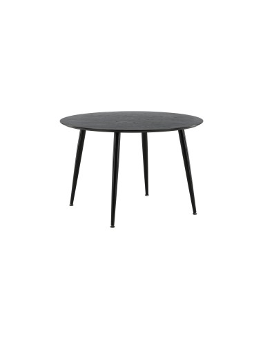 Runt matbord Dipp, Ø115 cm, Svart