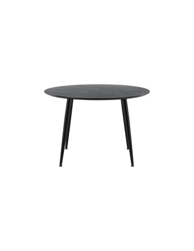 Runt matbord Dipp, Ø115 cm, Svart